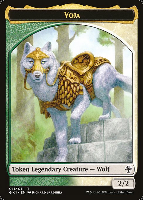 Voja // Saproling from GRN Guild Kit Tokens