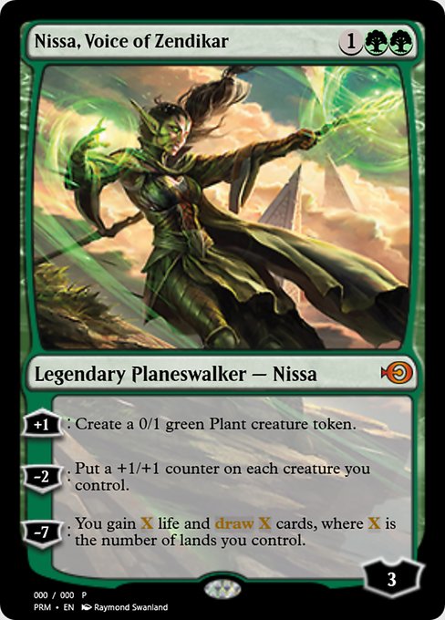 Nissa, Voice of Zendikar from Magic Online Promos