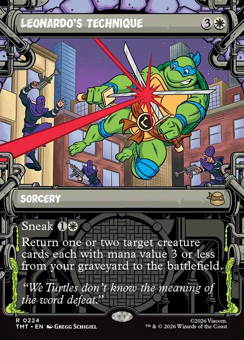 Leonardo's Technique from Teenage Mutant Ninja Turtles