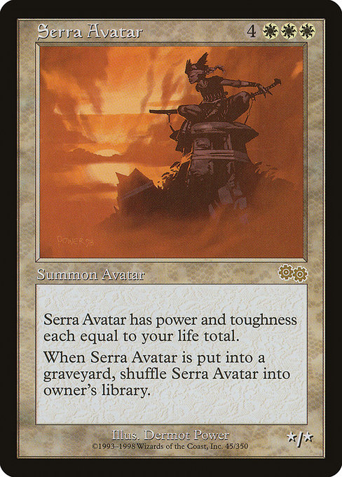 Serra Avatar from Urza's Saga