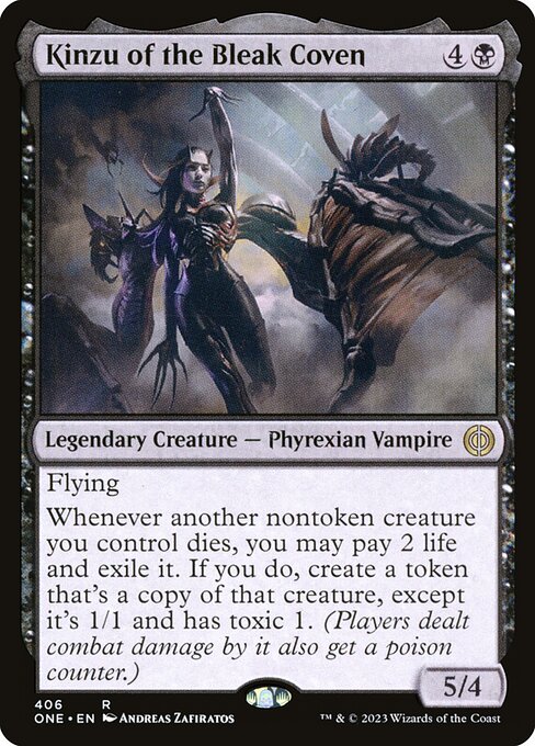 Kinzu of the Bleak Coven highlighted card art