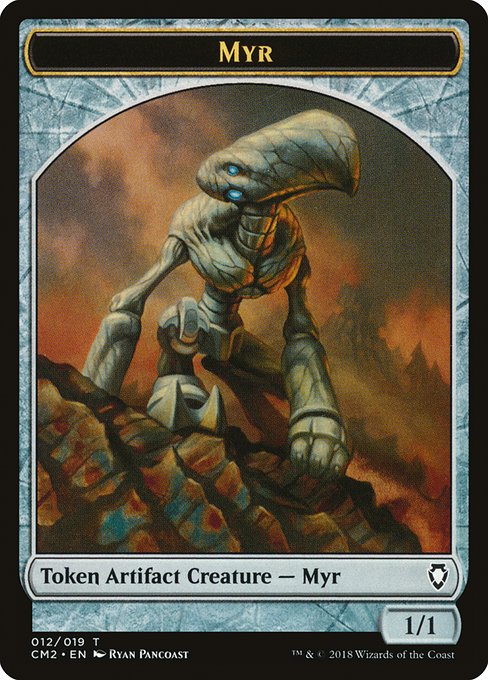 Myr from Commander Anthology Volume II Tokens