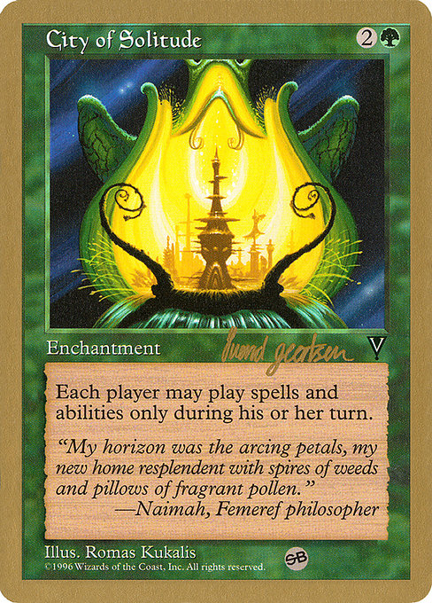City of Solitude highlighted card art