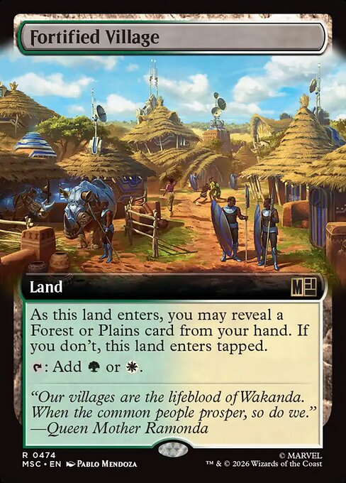 Fortified Village from Marvel Super Heroes Commander