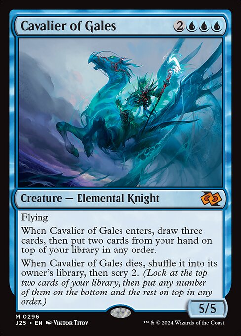 Cavalier of Gales highlighted card art