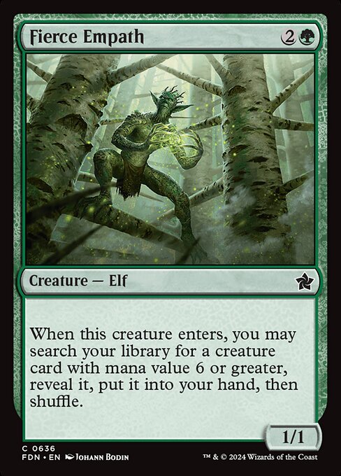 Fierce Empath highlighted card art