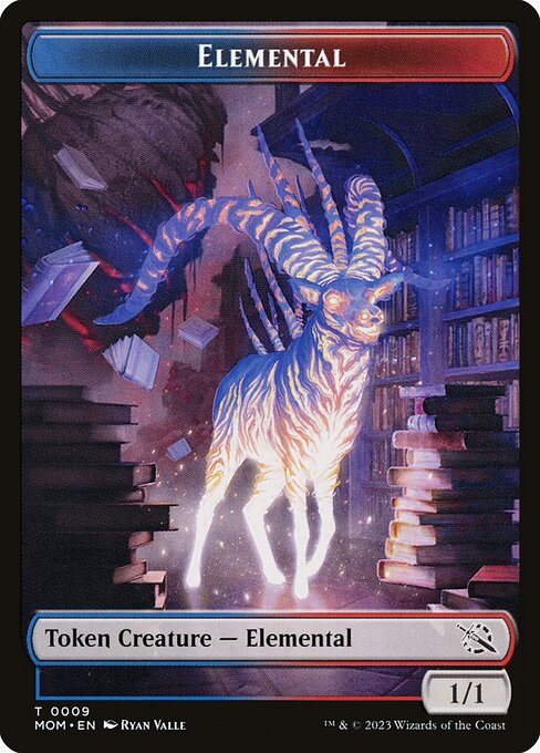 Elemental highlighted card art