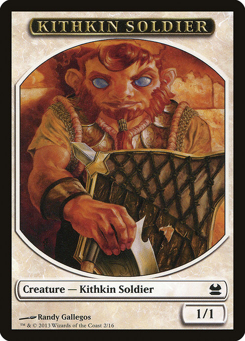 Kithkin Soldier from Modern Masters Tokens