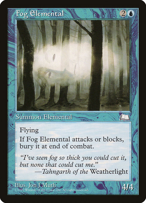 Fog Elemental from Weatherlight