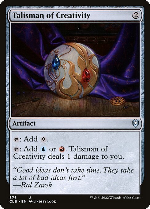 Talisman of Creativity from Commander Legends: Battle for Baldur's Gate