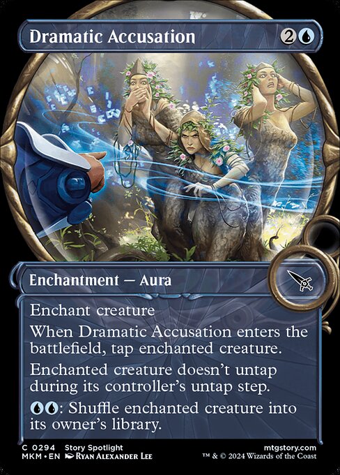 Dramatic Accusation highlighted card art