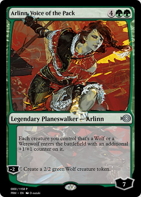 Arlinn, Voice of the Pack from Magic Online Promos