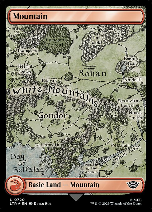Mountain from The Lord of the Rings: Tales of Middle-earth