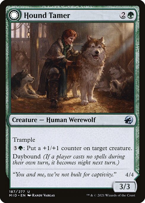 Hound Tamer // Untamed Pup from Innistrad: Midnight Hunt