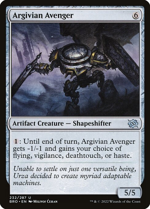 Argivian Avenger highlighted card art