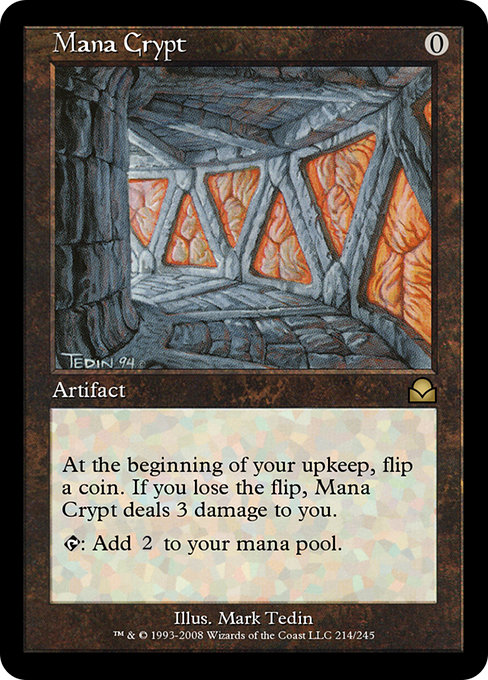 Mana Crypt from Masters Edition II