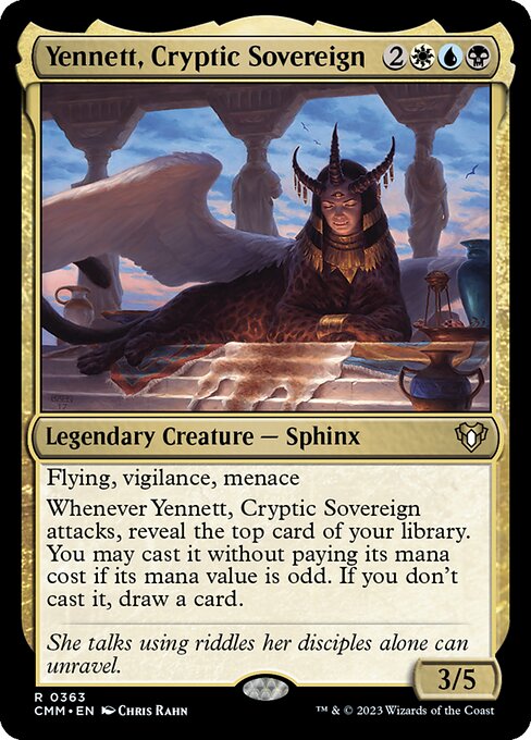 Yennett, Cryptic Sovereign highlighted card art