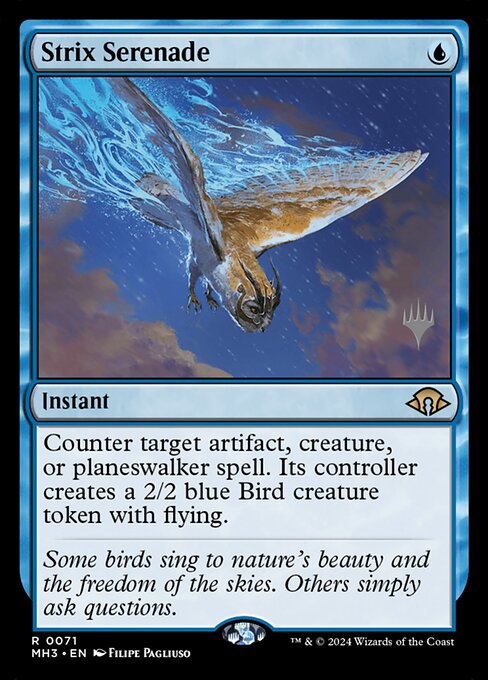 Strix Serenade highlighted card art