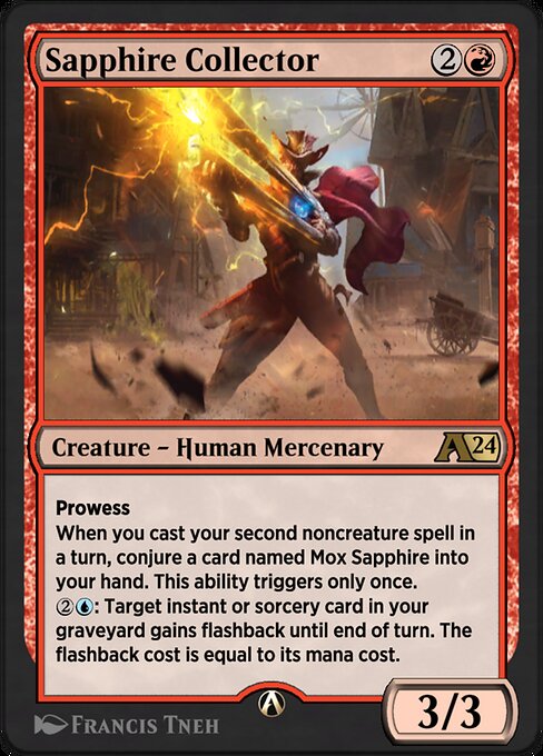 Sapphire Collector highlighted card art
