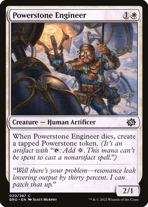 Powerstone Engineer highlighted card art