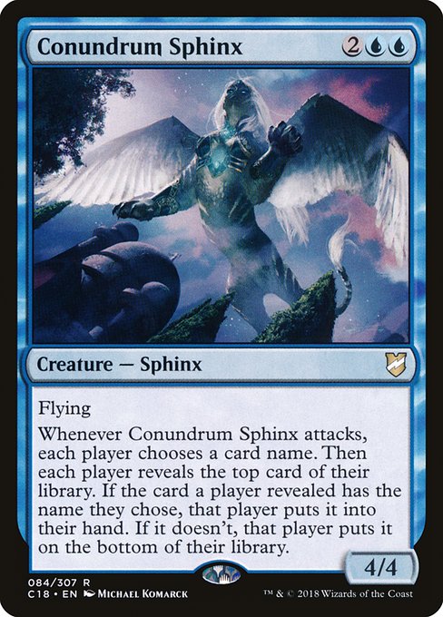 Conundrum Sphinx highlighted card art