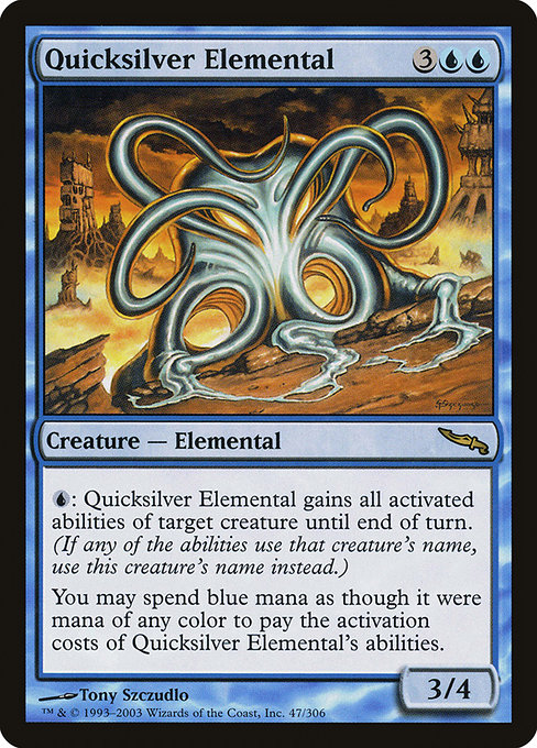 Quicksilver Elemental highlighted card art