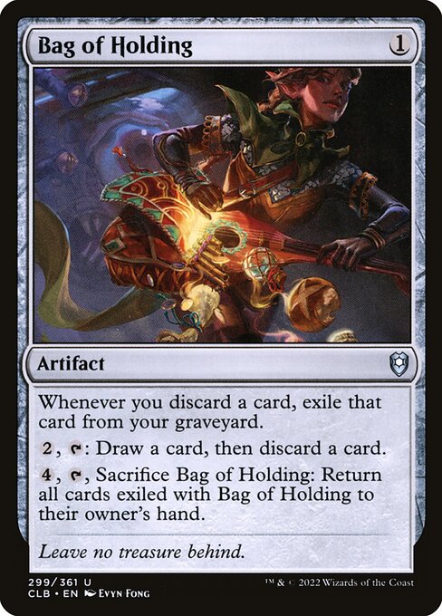 Bag of Holding from Commander Legends: Battle for Baldur's Gate