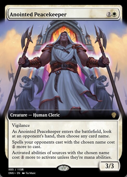Anointed Peacekeeper highlighted card art