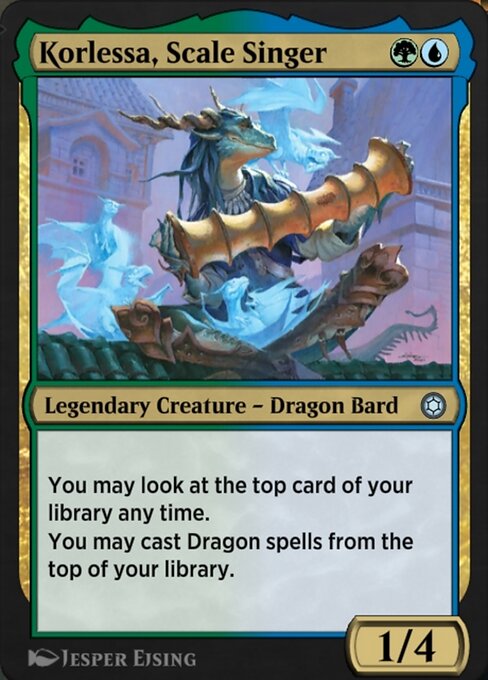 Korlessa, Scale Singer highlighted card art