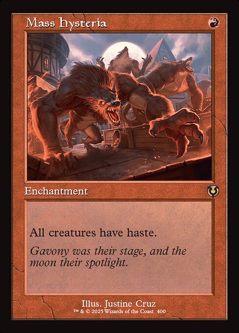 Mass Hysteria highlighted card art