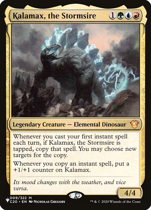 Kalamax, the Stormsire from The List