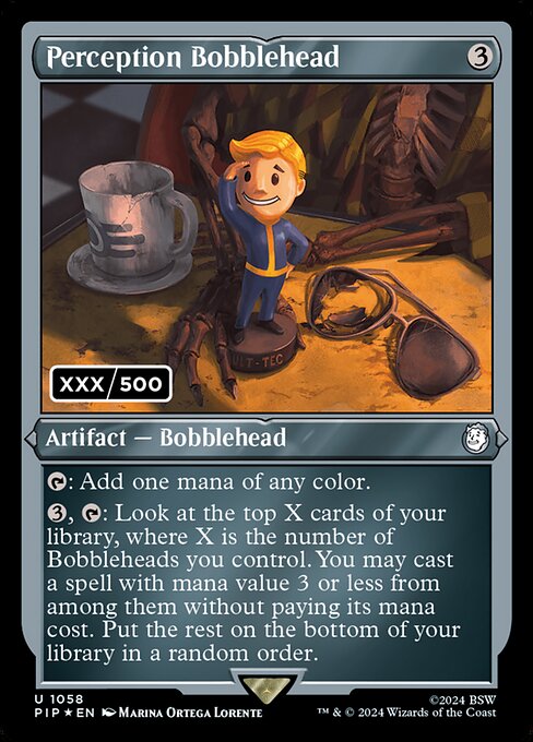 Perception Bobblehead highlighted card art