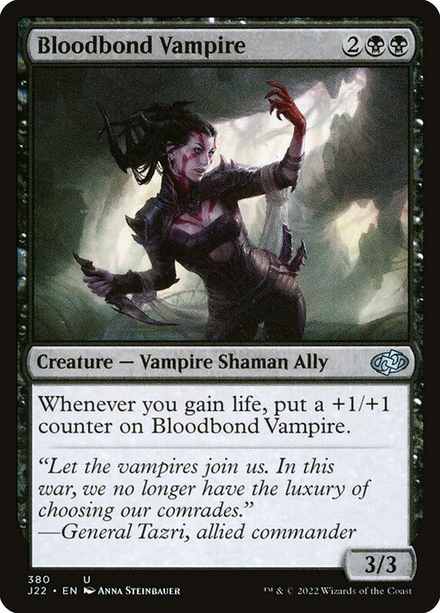Bloodbond Vampire highlighted card art