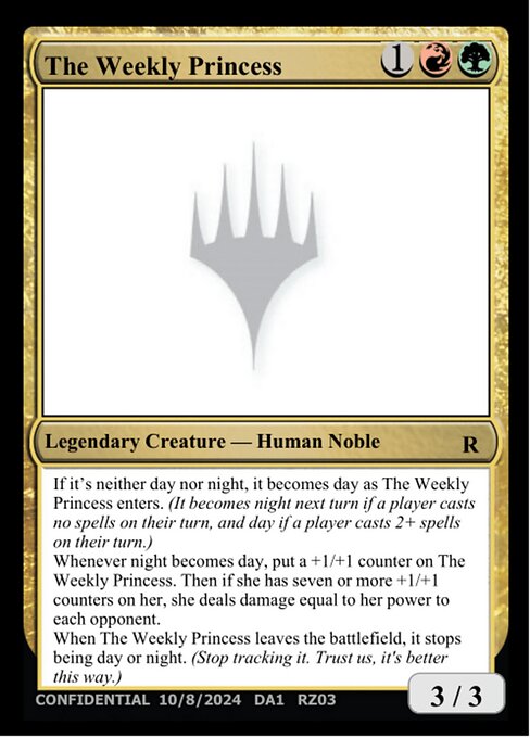 The Weekly Princess highlighted card art