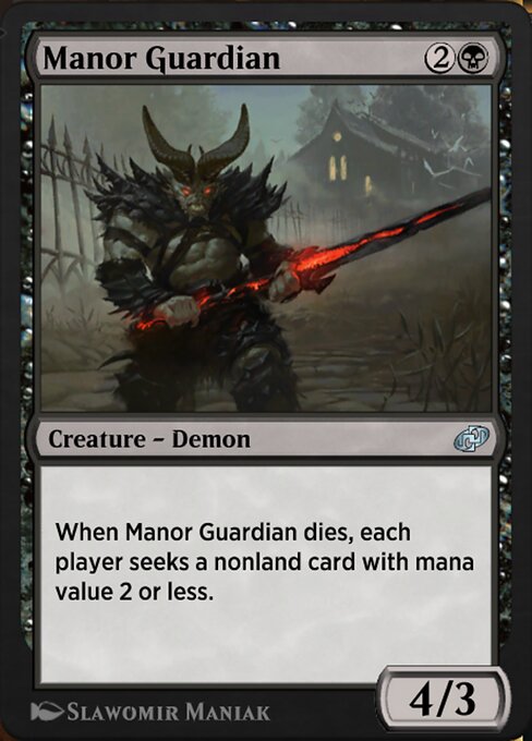 Manor Guardian highlighted card art