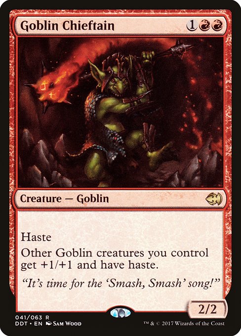 Goblin Chieftain from Duel Decks: Merfolk vs. Goblins