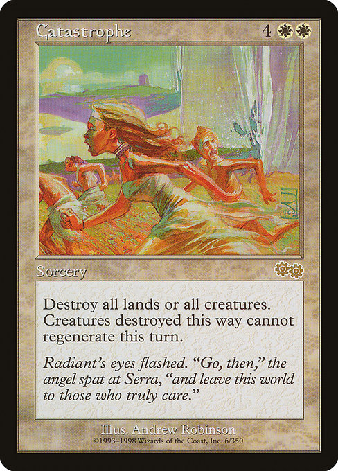 Catastrophe from Urza's Saga
