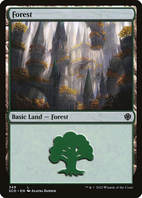 Forest from Starter Commander Decks