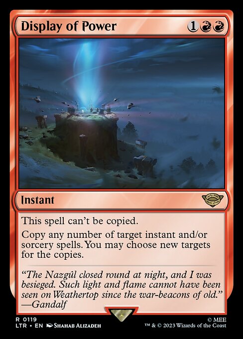 Display of Power from The Lord of the Rings: Tales of Middle-earth