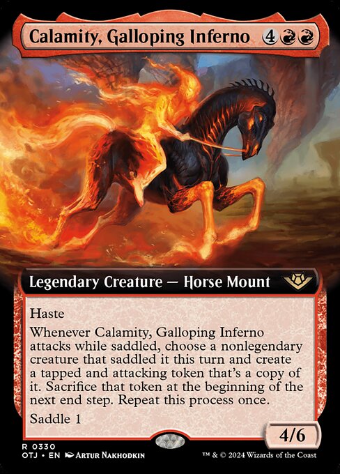 Calamity, Galloping Inferno highlighted card art