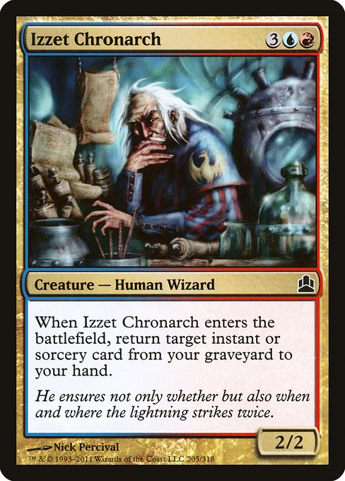 Izzet Chronarch from Commander 2011