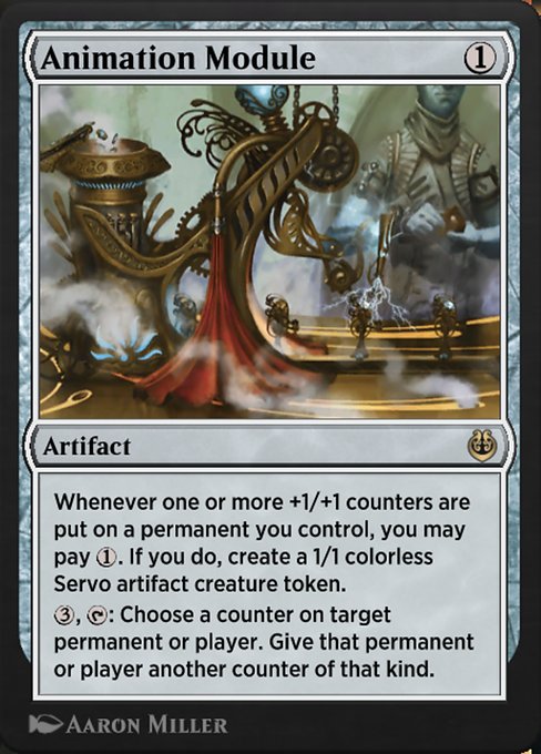 Animation Module highlighted card art