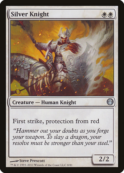 Silver Knight from Duel Decks: Knights vs. Dragons