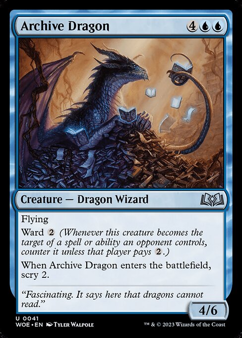 Archive Dragon highlighted card art