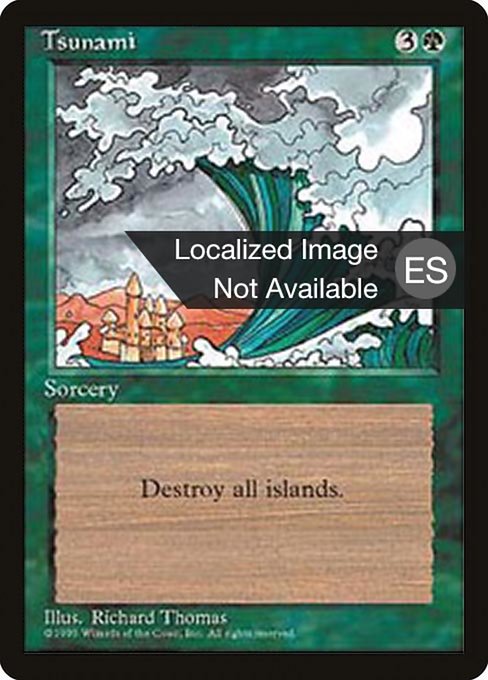 Tsunami from Fourth Edition Foreign Black Border