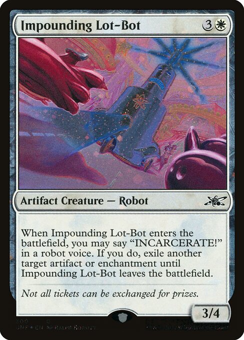 Impounding Lot-Bot highlighted card art