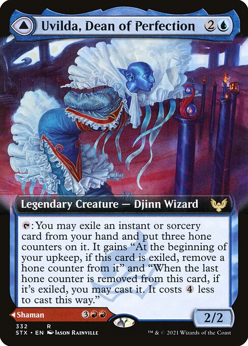 Uvilda, Dean of Perfection // Nassari, Dean of Expression from Strixhaven: School of Mages