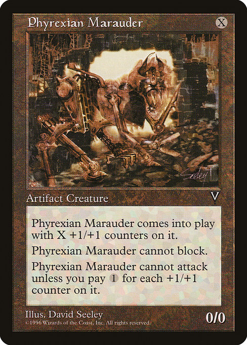 Phyrexian Marauder highlighted card art