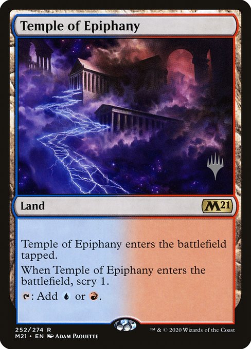 Temple of Epiphany from Core Set 2021 Promos