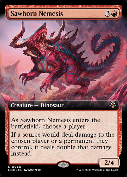 Sawhorn Nemesis highlighted card art